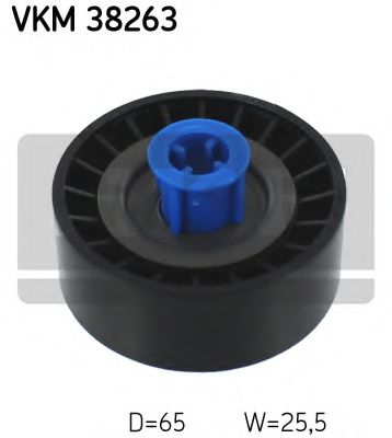 Направляющий / паразитный ролик  поликлинового ремня SKF VKM 38263