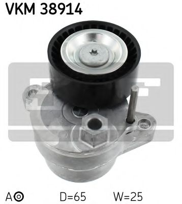 Натяжной ролик поликлинового ремня SKF VKM 38914