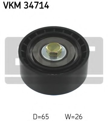 Направляющий / паразитный ролик поликлинового ремня SKF VKM 34714