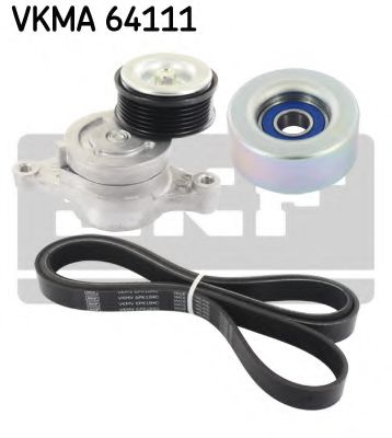 Комплект поликлинового ремня SKF VKMA 64111