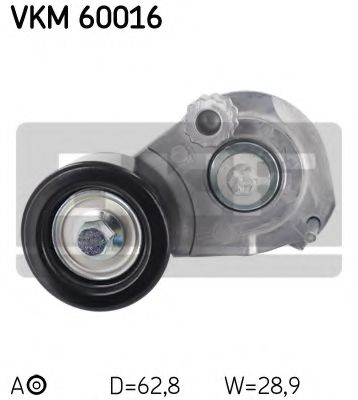 Натяжной ролик поликлинового ремня SKF VKM 60016