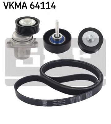 Комплект поликлинового ремня SKF VKMA 64114