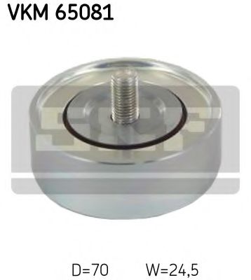 Направляющий / паразитный ролик  поликлинового ремня SKF VKM 65081