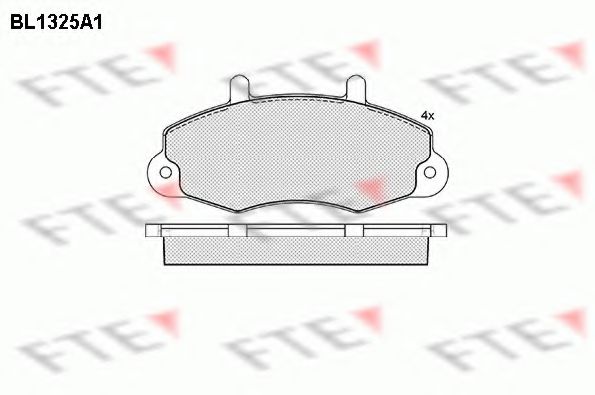 Тормозные колодки FTE BL1325A1
