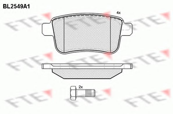 Тормозные колодки FTE BL2549A1