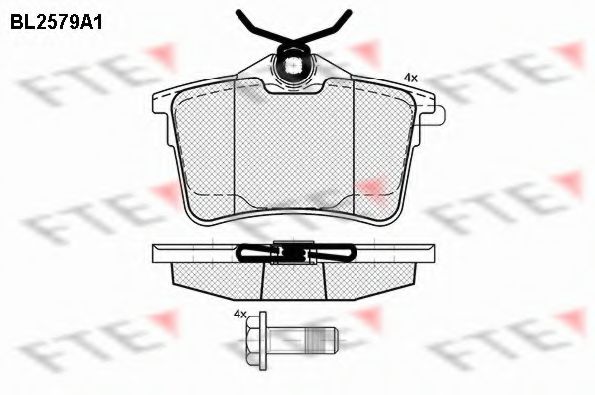 Тормозные колодки FTE BL2579A1