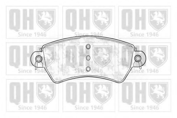 Тормозные колодки QUINTON HAZELL BP1117