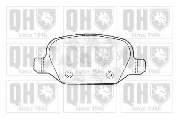 Тормозные колодки QUINTON HAZELL BP1222
