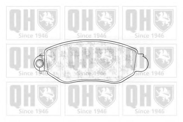 Тормозные колодки QUINTON HAZELL BP1283
