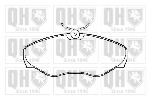 Тормозные колодки QUINTON HAZELL BP1305