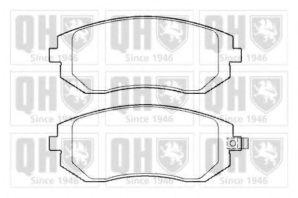 Тормозные колодки QUINTON HAZELL BP1362