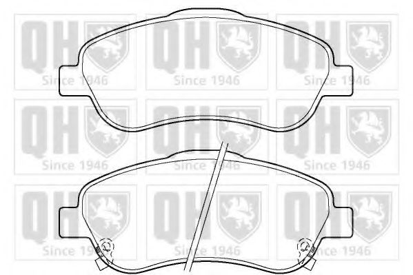 Тормозные колодки QUINTON HAZELL BP1395