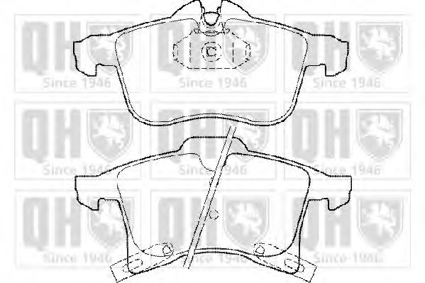Тормозные колодки QUINTON HAZELL BP1435