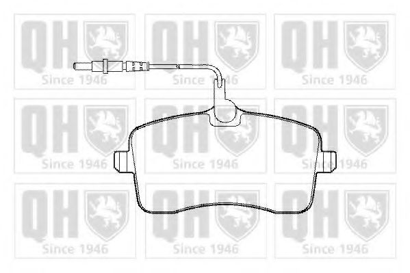 Тормозные колодки QUINTON HAZELL BP1437