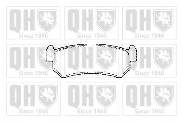Тормозные колодки QUINTON HAZELL BP1443