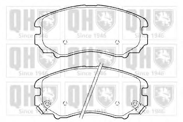Тормозные колодки QUINTON HAZELL BP1444
