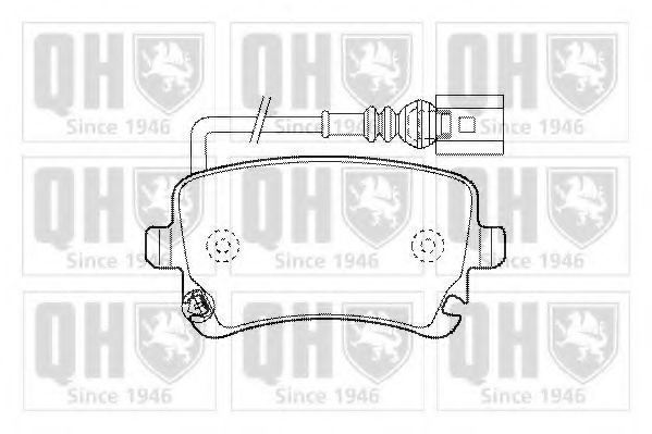 Тормозные колодки QUINTON HAZELL BP1457
