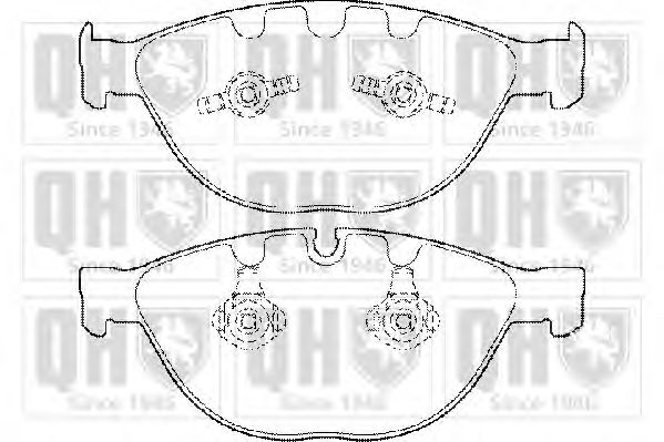Тормозные колодки QUINTON HAZELL BP1492