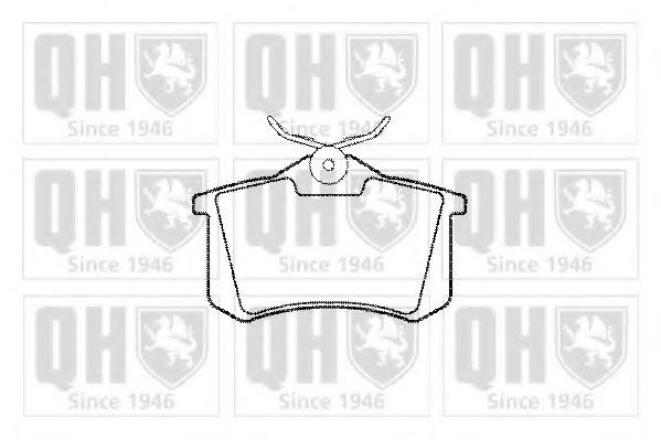 Тормозные колодки QUINTON HAZELL BP456