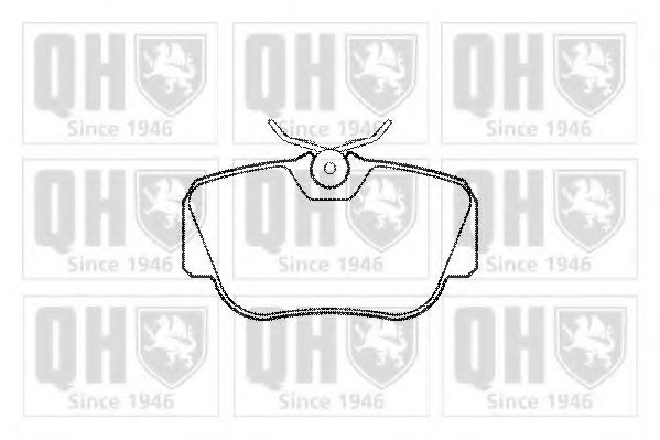 Тормозные колодки QUINTON HAZELL BP571