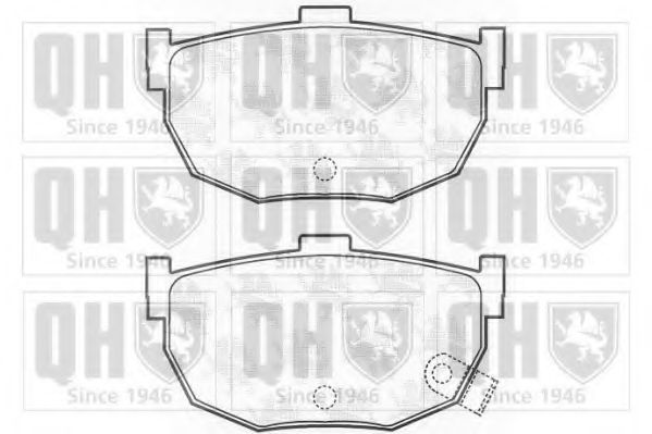 Тормозные колодки QUINTON HAZELL BP575