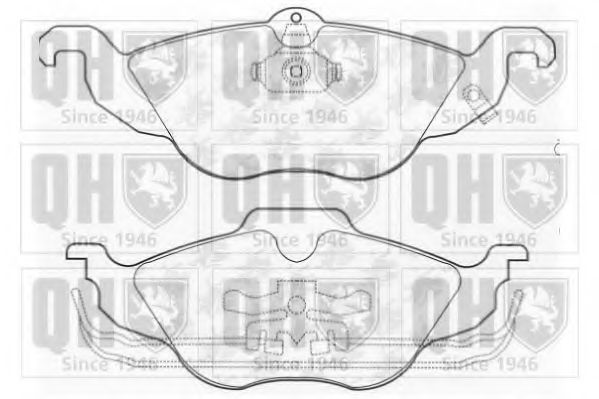 Тормозные колодки QUINTON HAZELL BP983