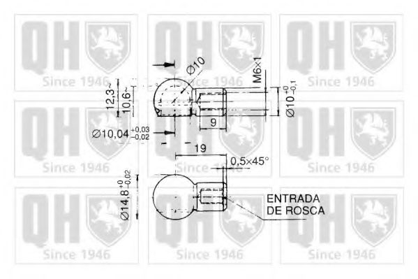 Газовая пружина, крышка багажник QUINTON HAZELL 128438