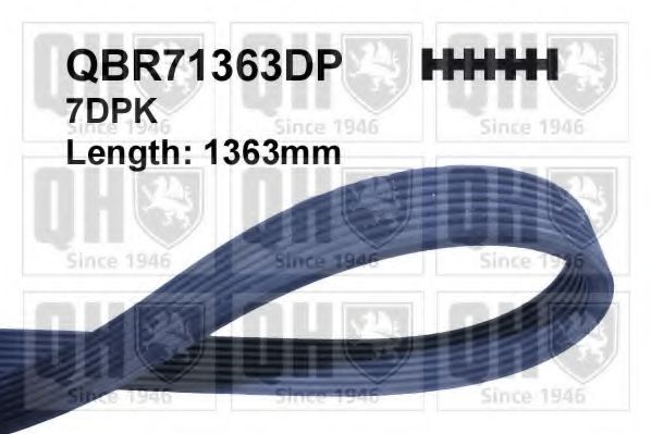 Поликлиновой ремень QUINTON HAZELL QBR71363DP