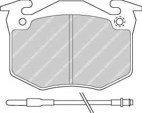 Тормозные колодки FERODO FDB402