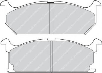 Тормозные колодки FERODO FDB528