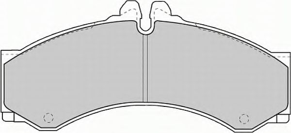 Тормозные колодки FERODO FVR1043