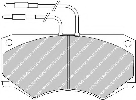 Гальмівні колодки FERODO FVR492