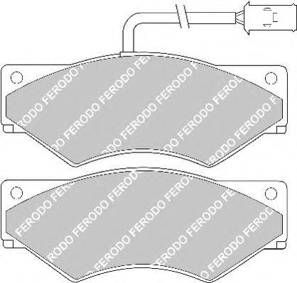 Тормозные колодки FERODO FVR852