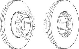 Тормозной диск FERODO FCR120A