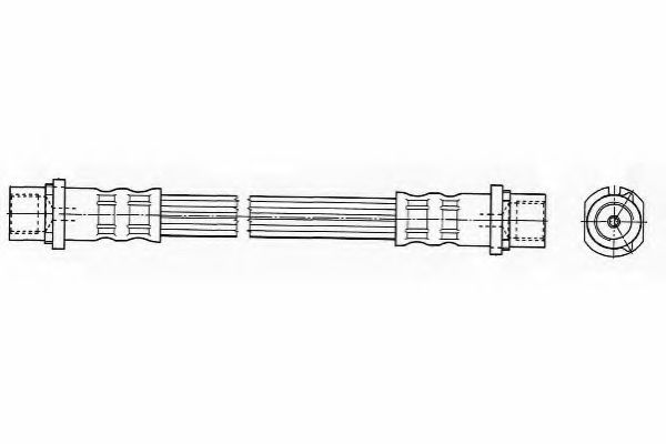 Тормозной шланг FERODO FHY2477
