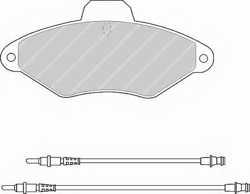 Тормозные колодки FERODO FSL874