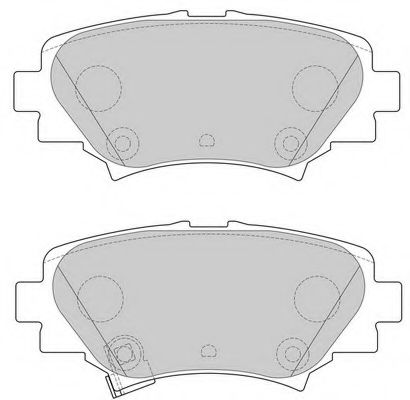 Тормозные колодки FERODO FDB4700