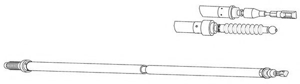 Трос ручника FERODO FHB432938