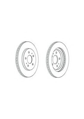Тормозной диск FERODO DDF2247C PREMIER