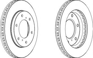 Тормозной диск FERODO DDF1818C