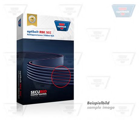 Поликлиновой ремінь OPTIBELT 6 PK 1105 SCC - Фото 1