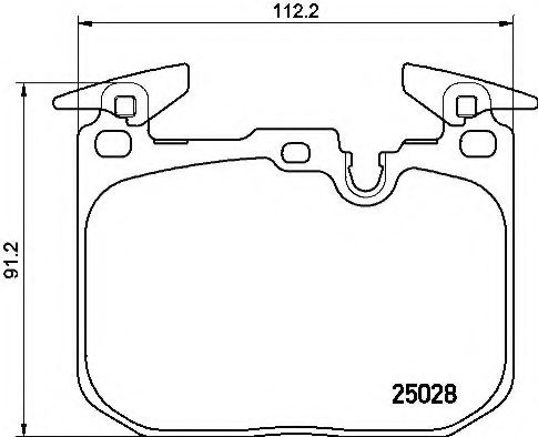 Гальмівні колодки BREMBO P 06 088