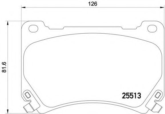 Тормозные колодки BREMBO P 30 052