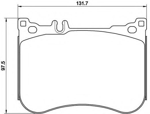 Тормозные колодки BREMBO P 50 114
