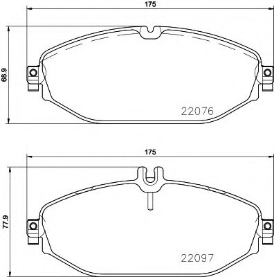 Гальмівні колодки BREMBO P 50 124