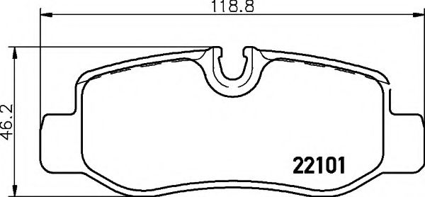 Тормозные колодки BREMBO P 50 126