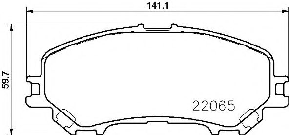 Тормозные колодки BREMBO P 56 100