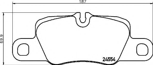 Тормозные колодки BREMBO P 65 029