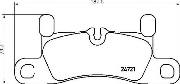 Тормозные колодки BREMBO P 65 030