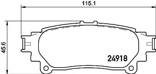 Тормозные колодки BREMBO P 83 152